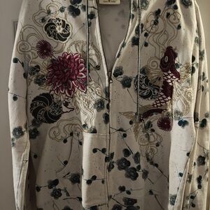 Lucky Brand Artistic Zip-Up Jacket